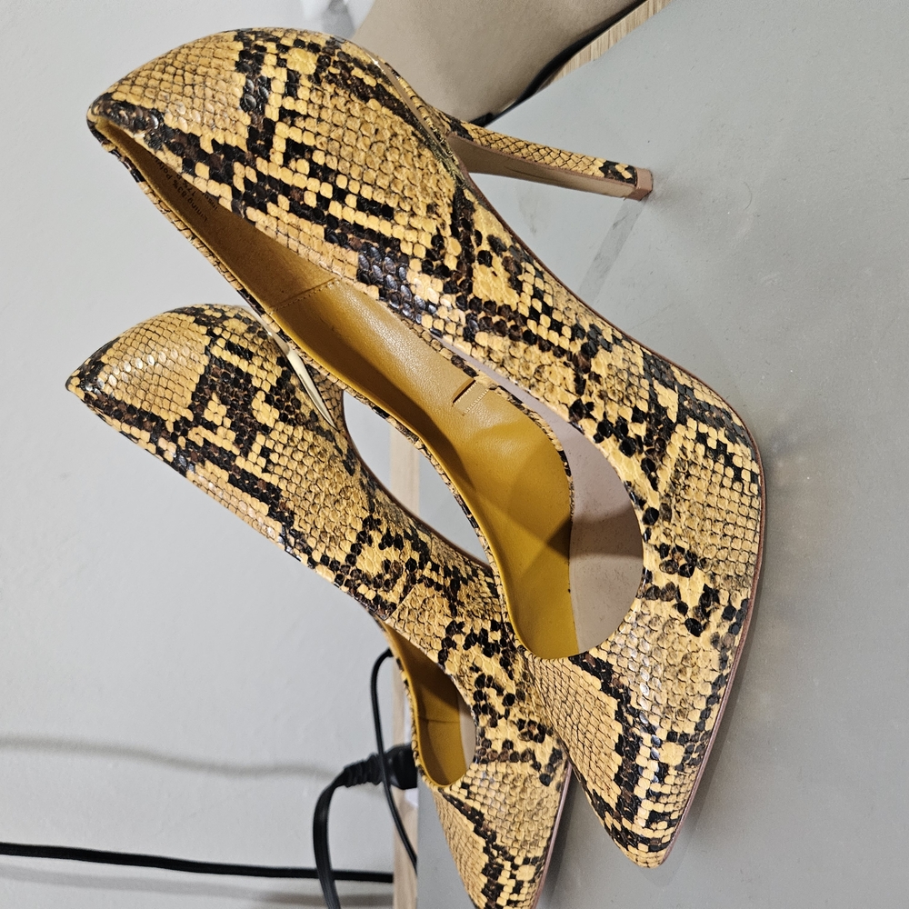 Aldo Yellow and Black High Heels